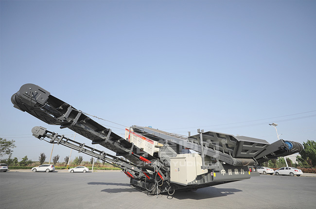 履帶式篩分機(jī)的構(gòu)造