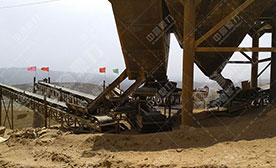 寧夏時產(chǎn)500噸砂石料生產(chǎn)線