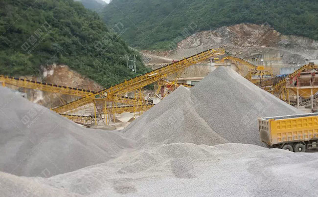 石頭制砂設(shè)備生產(chǎn)線