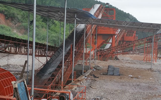 時(shí)產(chǎn)600噸砂石破碎生產(chǎn)線