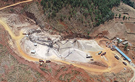 四川省涼山晟葳礦業(yè)時產700噸鵝卵石制砂生產線