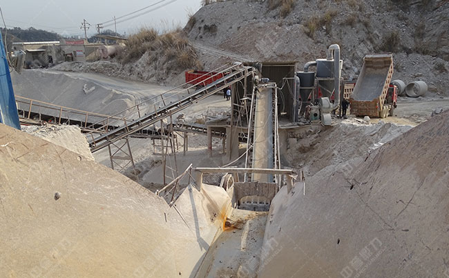 時(shí)產(chǎn)300噸砂石生產(chǎn)線