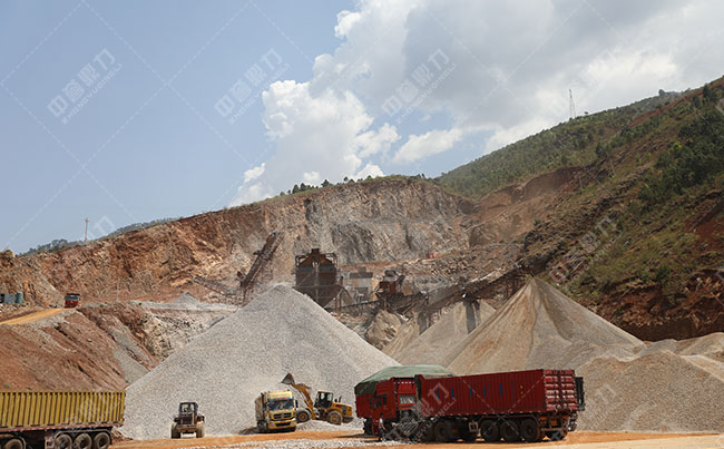 鵝卵石制砂生產(chǎn)線