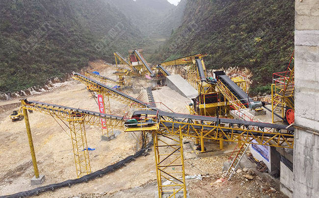 日產(chǎn)5000噸砂石生產(chǎn)線