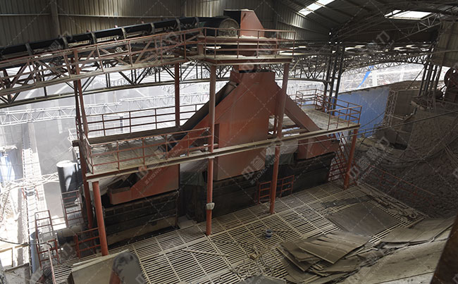 制沙生產(chǎn)線工藝流程