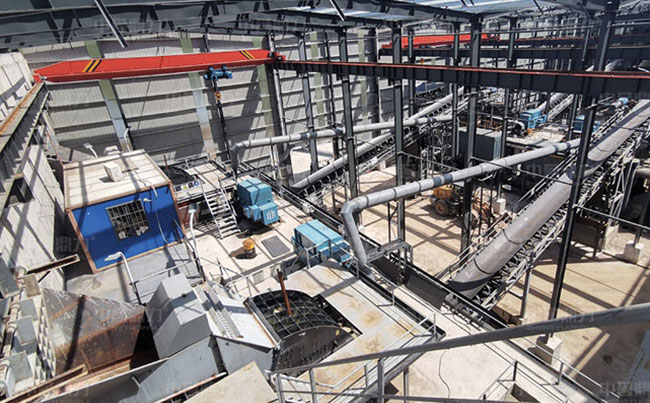 一萬噸碎石生產(chǎn)線圖片