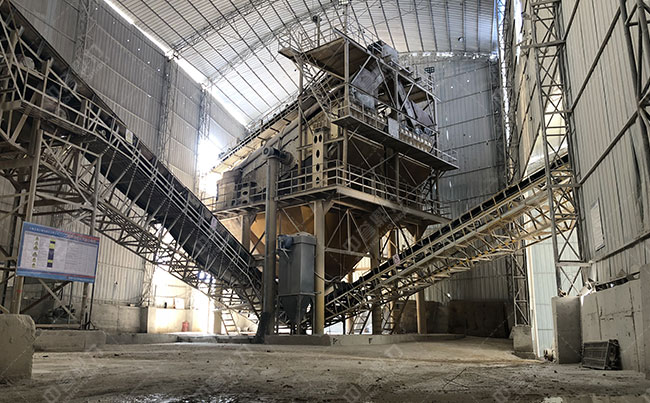 時(shí)產(chǎn)1000噸石料設(shè)備生產(chǎn)線