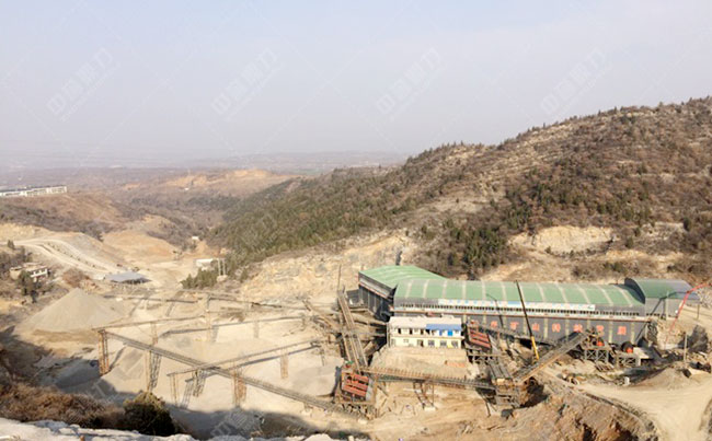 時產(chǎn)1200噸環(huán)保型砂石生產(chǎn)線