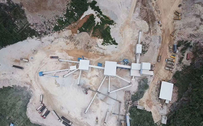 日產(chǎn)8000噸砂石骨料生產(chǎn)線