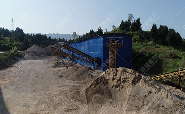 鵝卵石制砂生產(chǎn)線配置