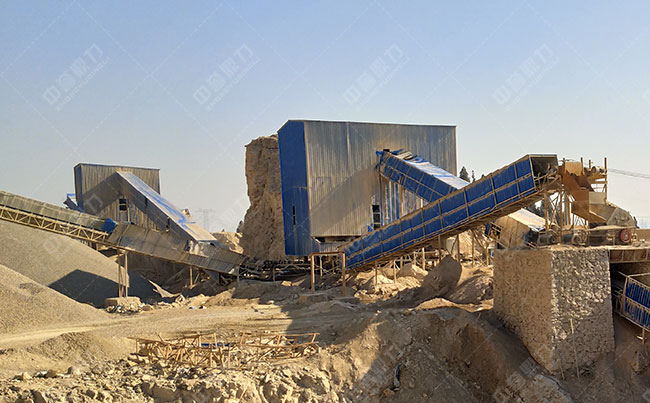 日產(chǎn)2000噸砂石生產(chǎn)線