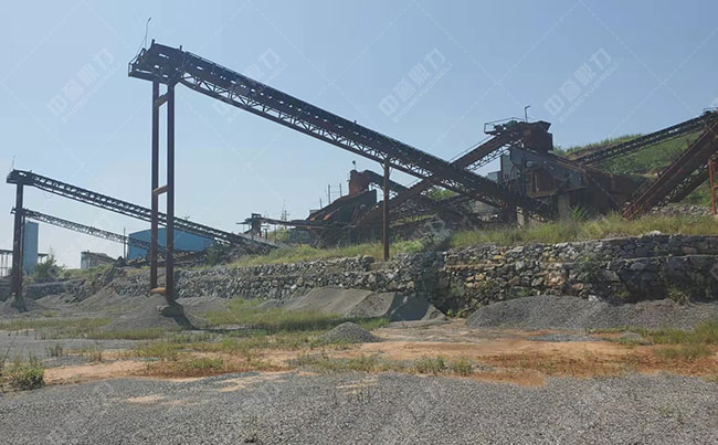 石子生產(chǎn)工藝流程圖