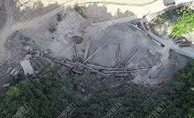 四川省巴中市匯山建筑石料廠日產2000噸機制鵝卵石生產線