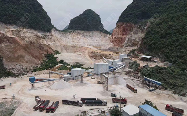 日產(chǎn)8000噸砂石骨料生產(chǎn)線