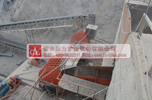 重慶豐都縣石料生產(chǎn)線現(xiàn)場(chǎng)