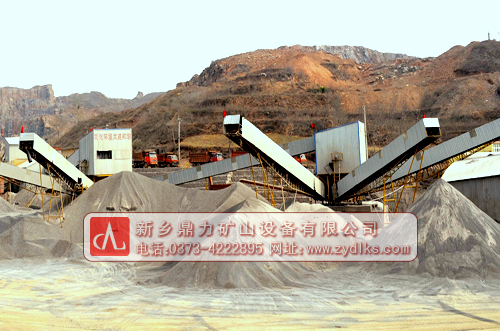 新鄉(xiāng)鼎力承建的高效環(huán)保制砂生產(chǎn)線