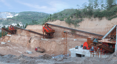 河南滎陽(yáng)時(shí)產(chǎn)1000噸砂石骨料