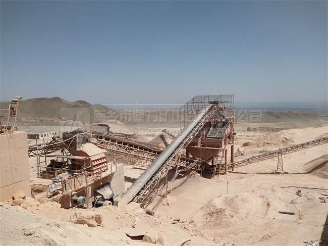 花崗巖生產(chǎn)線現(xiàn)場(chǎng)