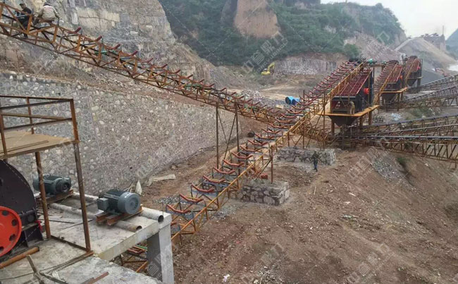 時(shí)產(chǎn)1200噸采石場(chǎng)生產(chǎn)線圖片