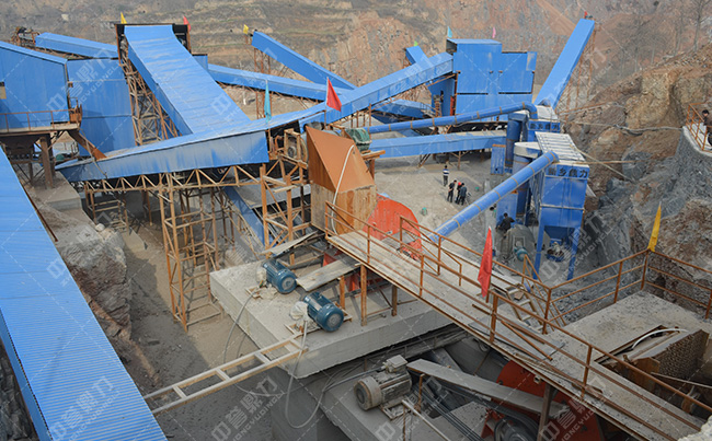 采石場打砂生產(chǎn)線
