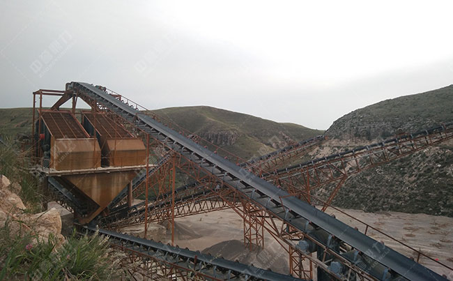 時產(chǎn)600噸花崗巖碎石生產(chǎn)線