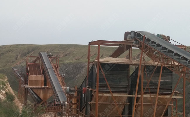 時產(chǎn)600噸花崗巖碎石生產(chǎn)線