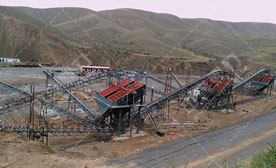 寧夏固原小型石灰石制砂生產(chǎn)線