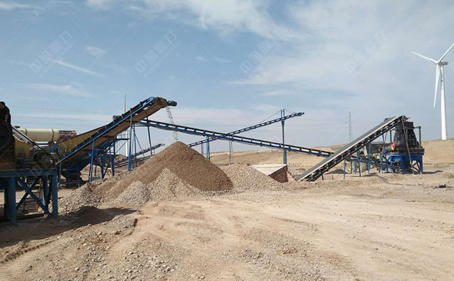 時(shí)產(chǎn)200噸花崗巖破碎機(jī)生產(chǎn)線