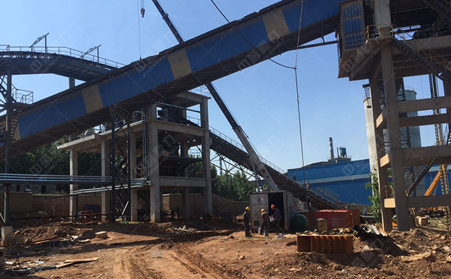 時(shí)產(chǎn)500噸玄武巖破碎方案