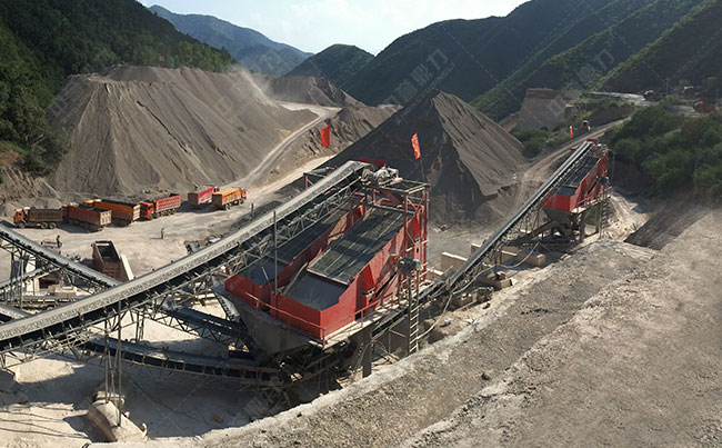時產(chǎn)600-800噸砂石骨料生產(chǎn)線