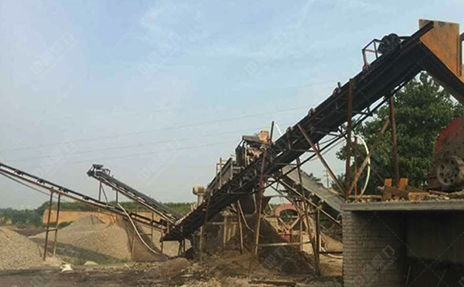 時(shí)產(chǎn)100噸河卵石制沙生產(chǎn)線