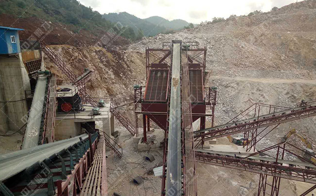 時(shí)產(chǎn)450噸石料場生產(chǎn)線