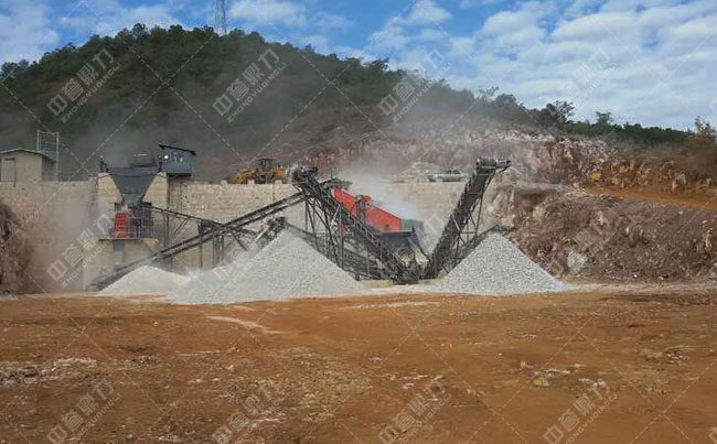 時(shí)產(chǎn)450噸石料場生產(chǎn)線