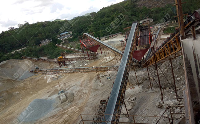 時(shí)產(chǎn)400-500噸骨料生產(chǎn)線