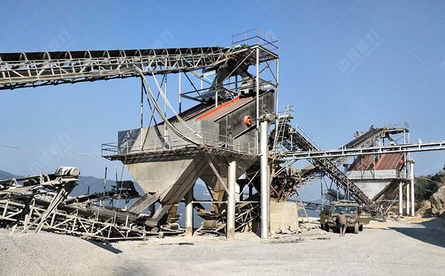 時產(chǎn)800噸沙石骨料生產(chǎn)線