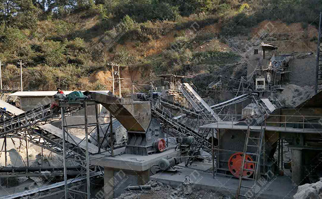 時產(chǎn)800噸沙石骨料生產(chǎn)線