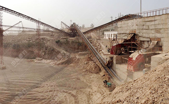 時產(chǎn)600噸小型石料生產(chǎn)線