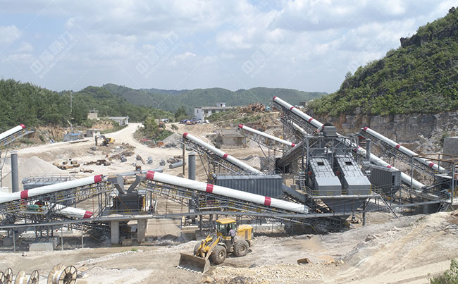 時(shí)產(chǎn)1000噸環(huán)保石子生產(chǎn)線