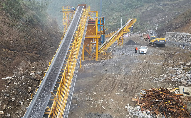 年產(chǎn)150萬噸骨料生產(chǎn)線