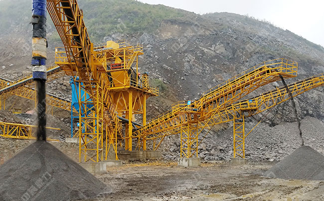 年產(chǎn)150萬噸骨料生產(chǎn)線