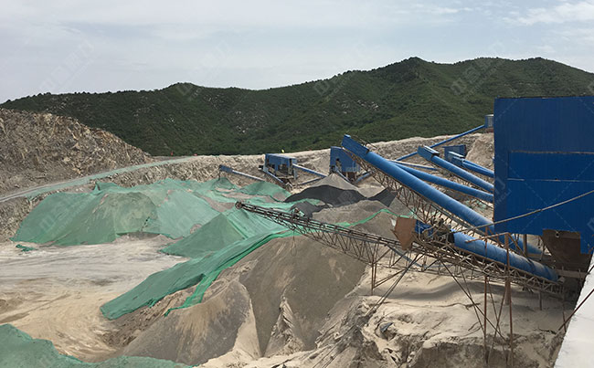 時(shí)產(chǎn)800噸砂石骨料生產(chǎn)線