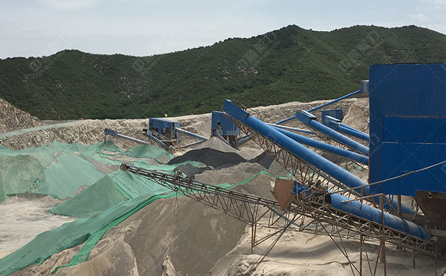 時(shí)產(chǎn)800噸砂石骨料生產(chǎn)線