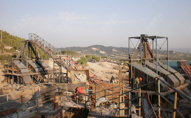 時(shí)產(chǎn)1200噸采石場生產(chǎn)線