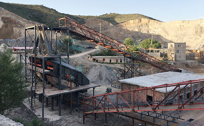 時(shí)產(chǎn)1200噸采石場生產(chǎn)線