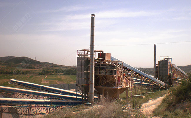 時(shí)產(chǎn)800噸采石場(chǎng)生產(chǎn)線(xiàn)