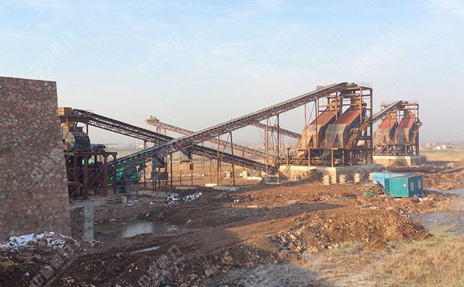 年產(chǎn)300萬噸碎石場生產(chǎn)線