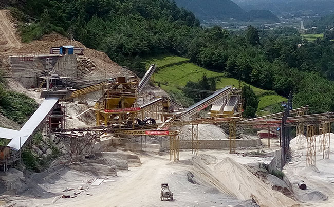 時產(chǎn)600噸機制砂生產(chǎn)線