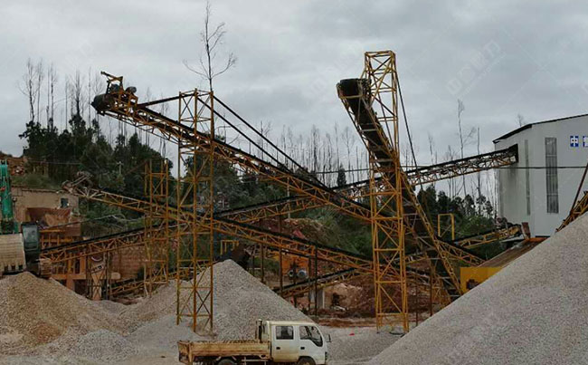 時產(chǎn)600噸采石場生產(chǎn)線