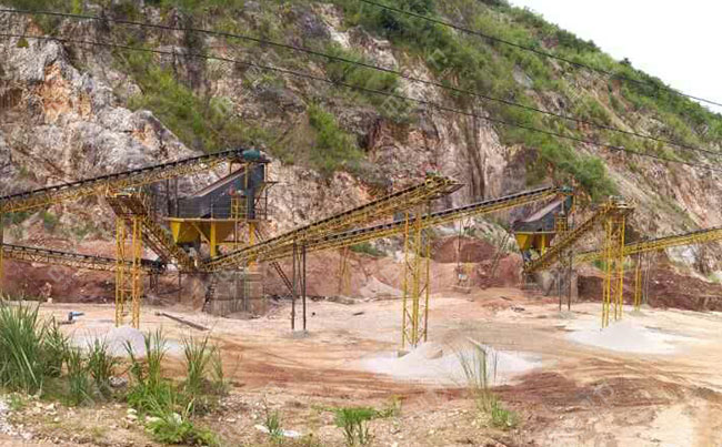 時產(chǎn)300噸破碎石生產(chǎn)線