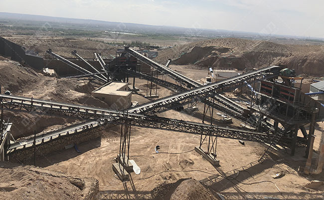 時(shí)產(chǎn)800噸石灰石粉碎生產(chǎn)線